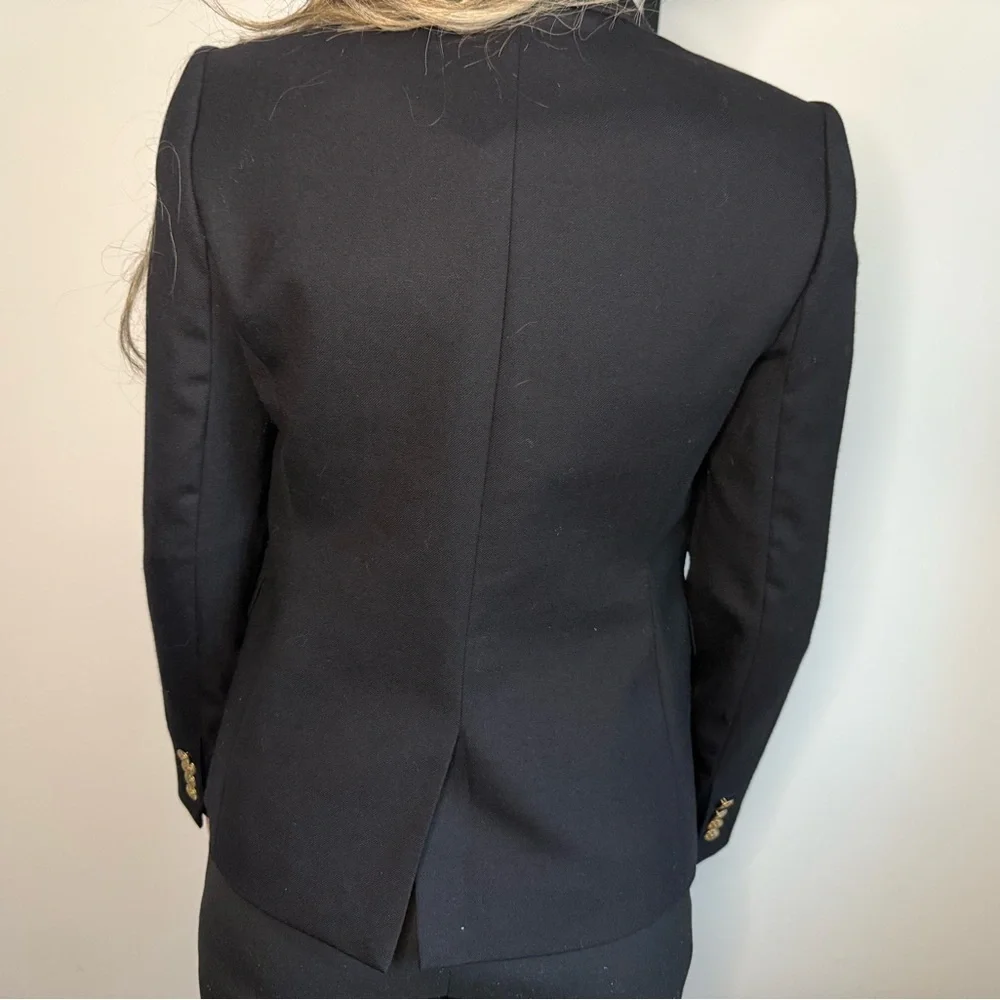 J crew Schoolboy black blazer - Picture 6 of 8